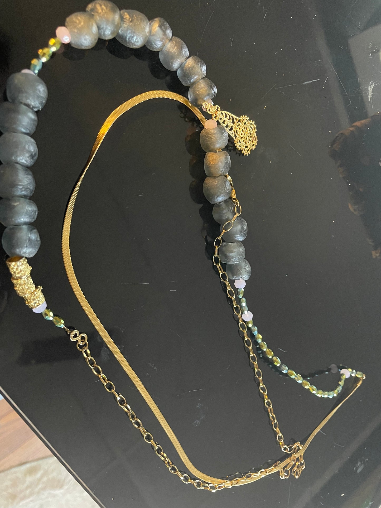 Queen Mother Gold Chain ￼Waist-beads