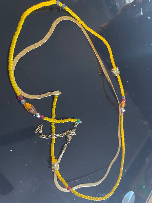 Traditional Yellow Gold Chain ￼Waist-beads